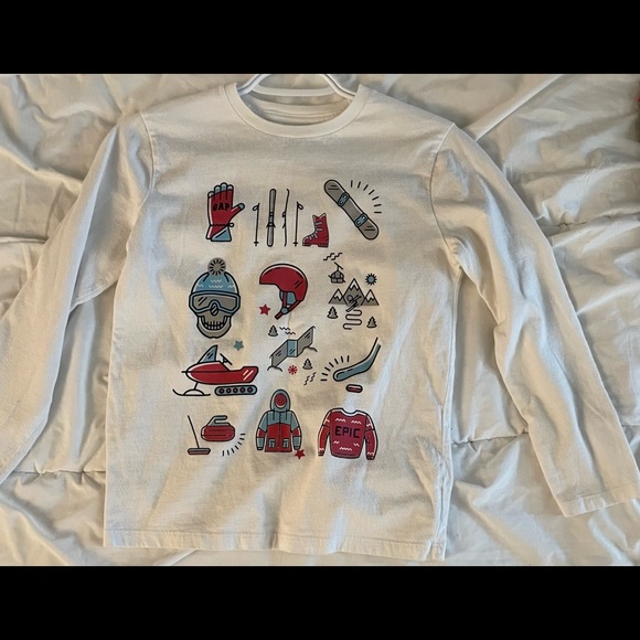 Girls set Abercrombie Kids Joggers 11/12 + White GlgGAP shirt - Picture 6 of 7